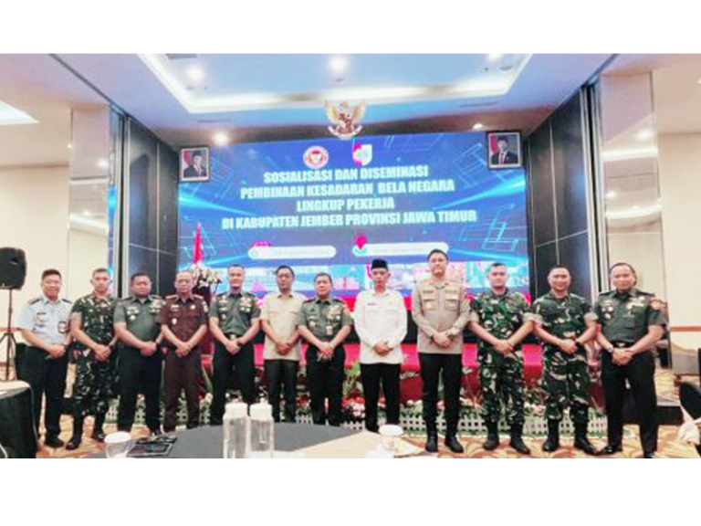 Kemhan RI Gelar Sosialisasi Pembinaan Kesadaran Bela Negara di Jember, Libatkan Pekerja dari Berbagai Sektor – Jangan Sampai Terlewat Ikon Jember 768x576