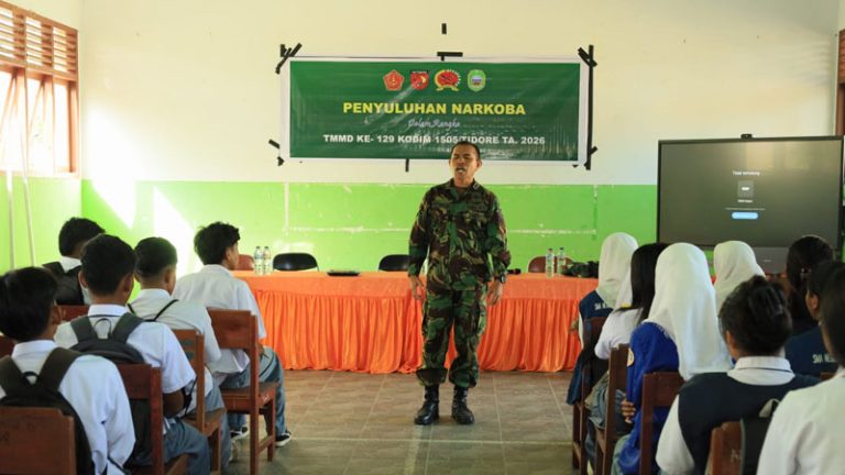 Selamatkan Masa Depan Bangsa, Satgas TMMD ke-129 Kodim 1505/Tidore Gelar Penyuluhan Bahaya Narkoba – Begini Penjelasannya blast mabes33