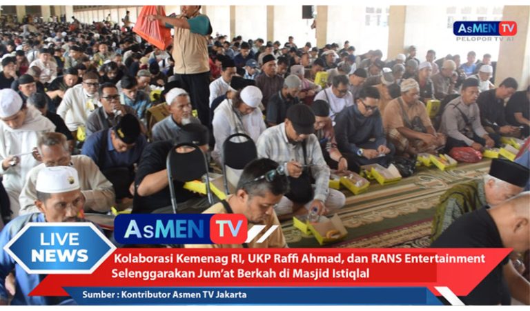 Kolaborasi UKP Muda Seni Raffi Ahmad dengan Kementerian Agama RI, Masjid Istiqlal dan RANS Entertainment Gelar Jumat Berkah di Masji Istiqlal – Begini Penjelasannya 600 rans