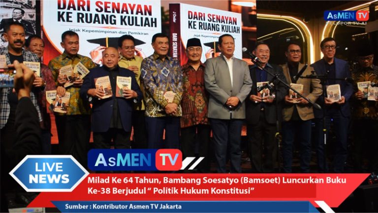 Milad Ke 64 Tahun, Bambang Soesatyo Luncurkan Buku Berjudul “Politik Hukum Konstitusi” – Begini Penjelasannya hut bamsoet ke 64